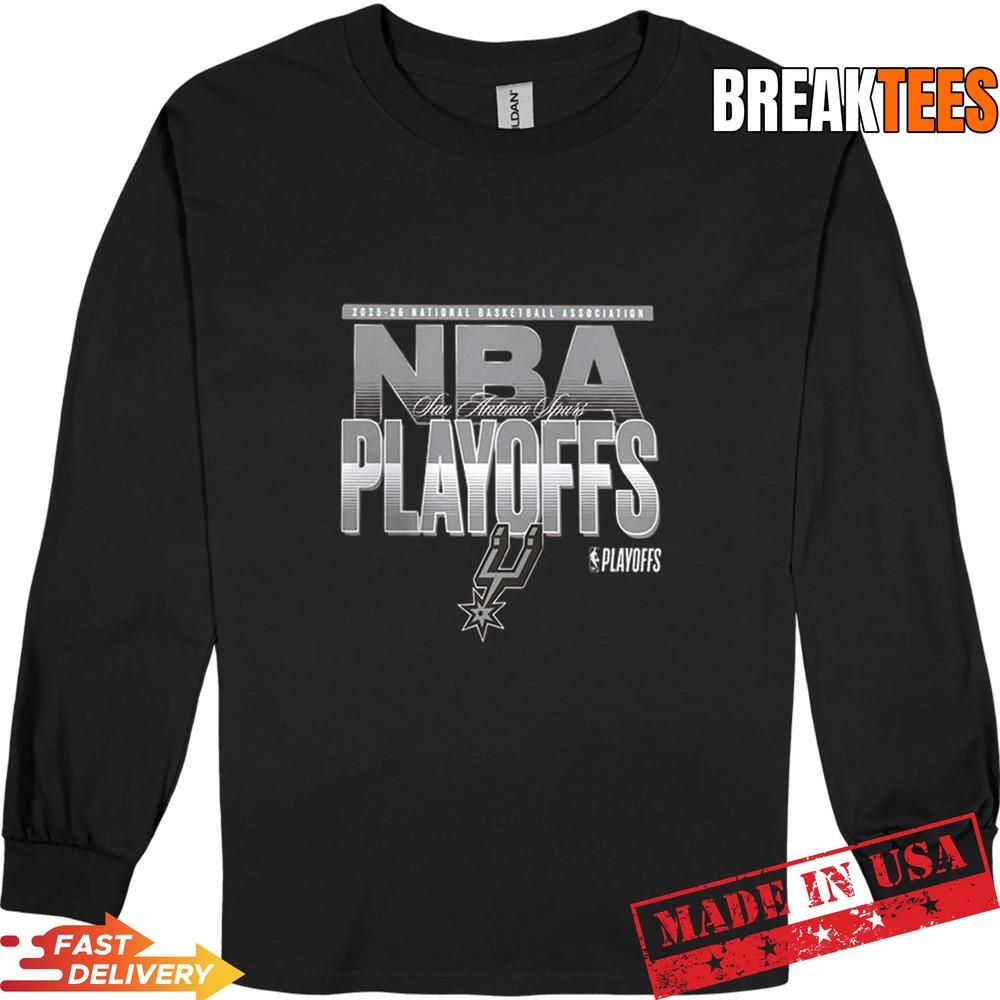 San Antonio Spurs 2026 NBA Playoffs Logo T-Shirt