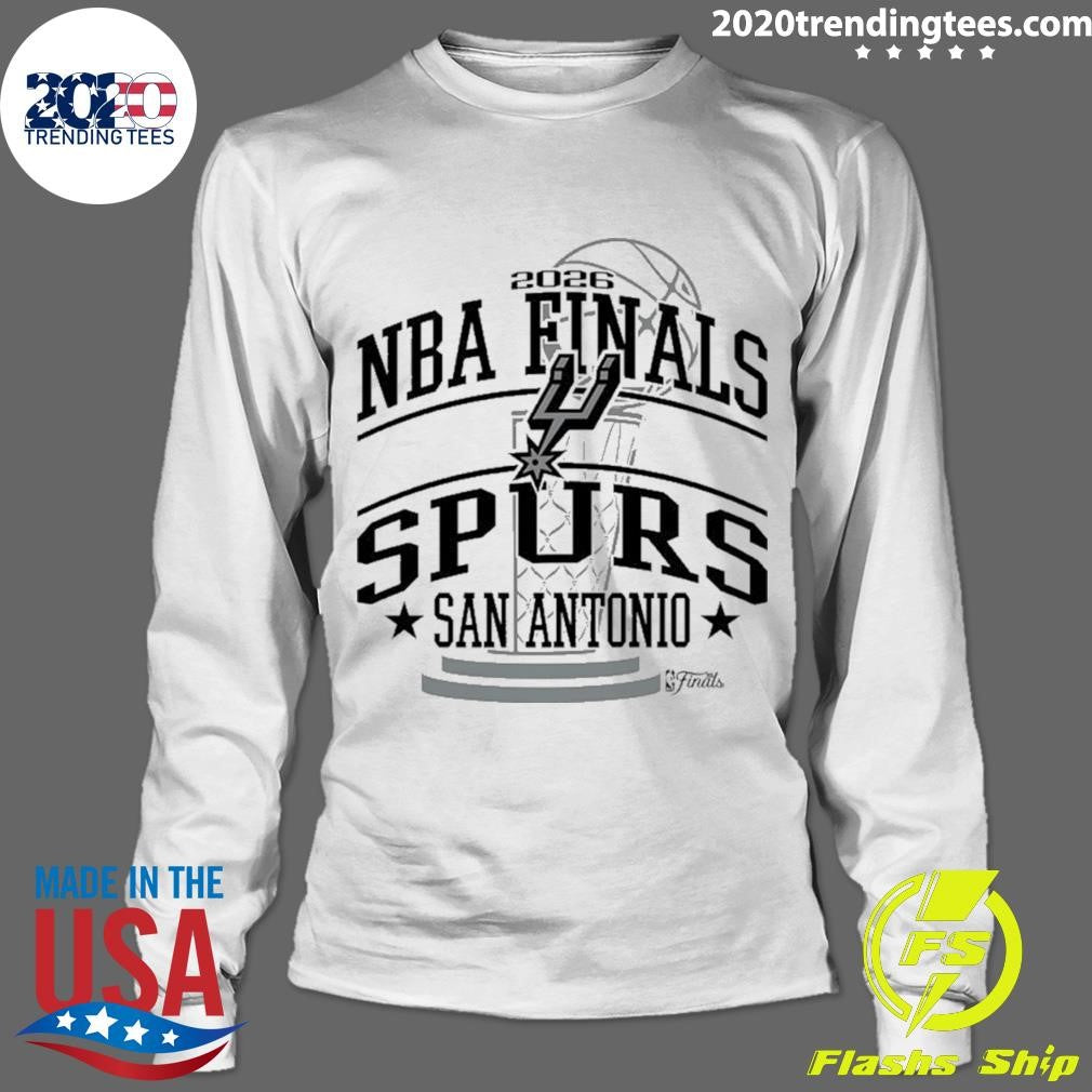 San Antonio Spurs 2026 Nba Finals No Regrets Urban Trophy Shirt