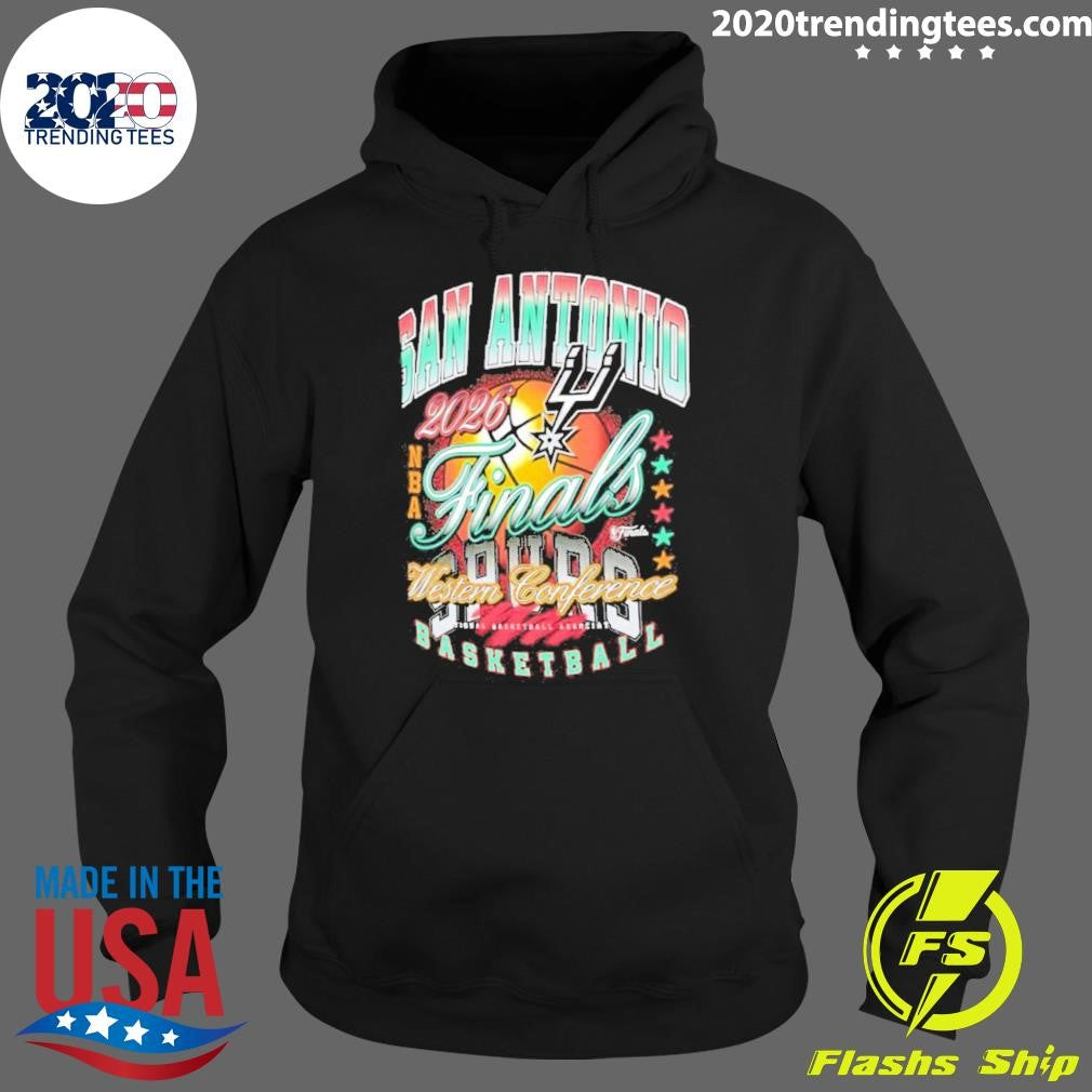 San Antonio Spurs 2026 Nba Finals Western Conference Champions Retro Shirt