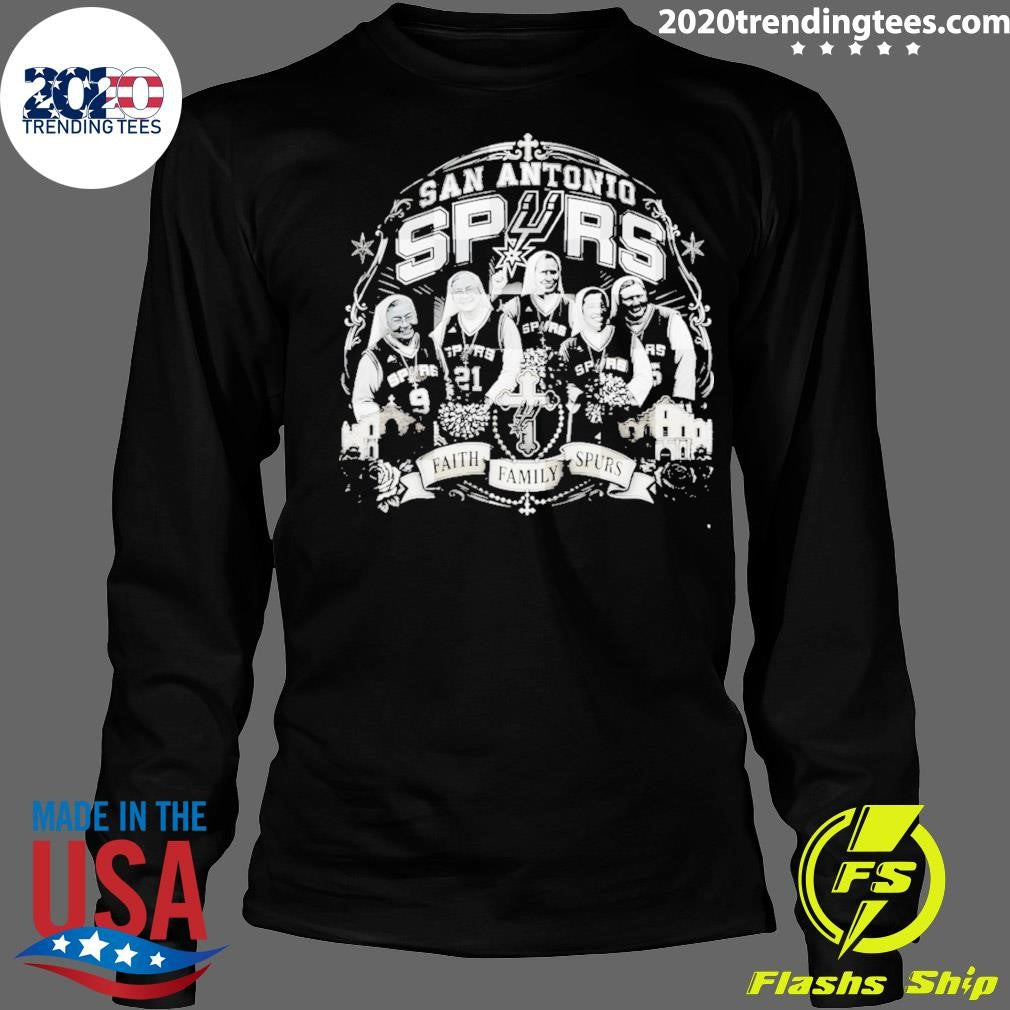 San Antonio Spurs 2026 Playoffs Spurs Nuns Faith Family Spurs Graphic Go Spurs Go Shirt