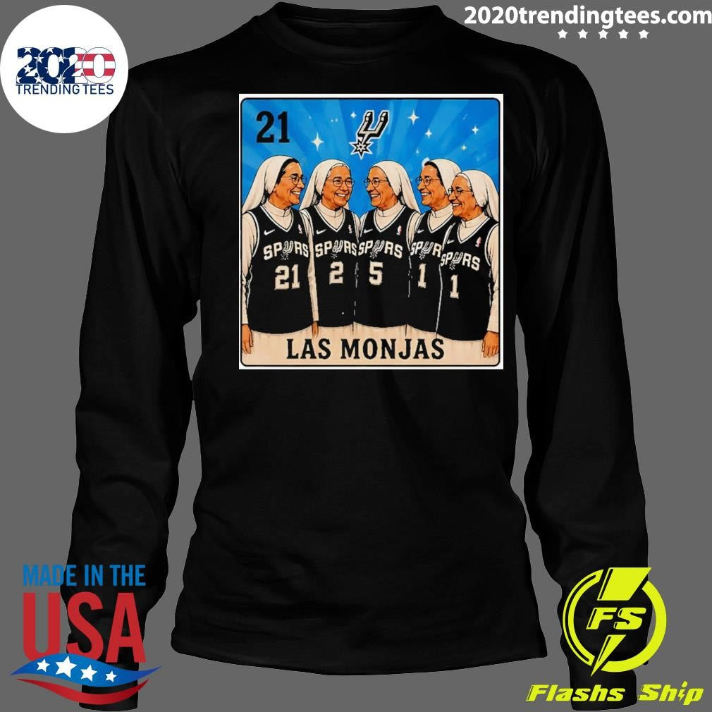 San Antonio Spurs 2026 Playoffs Spurs Nuns Las Monjas Card Shirt