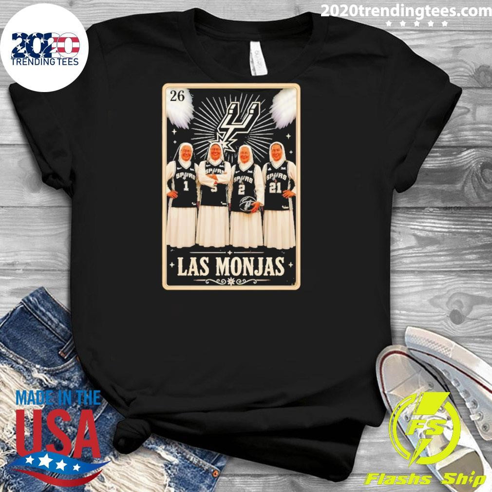 San Antonio Spurs 2026 Playoffs Spurs Nuns Loteria Las Monjas Card Shirt
