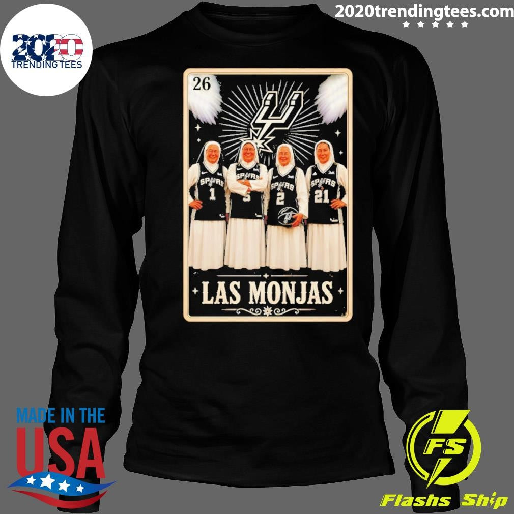 San Antonio Spurs 2026 Playoffs Spurs Nuns Loteria Las Monjas Card Shirt