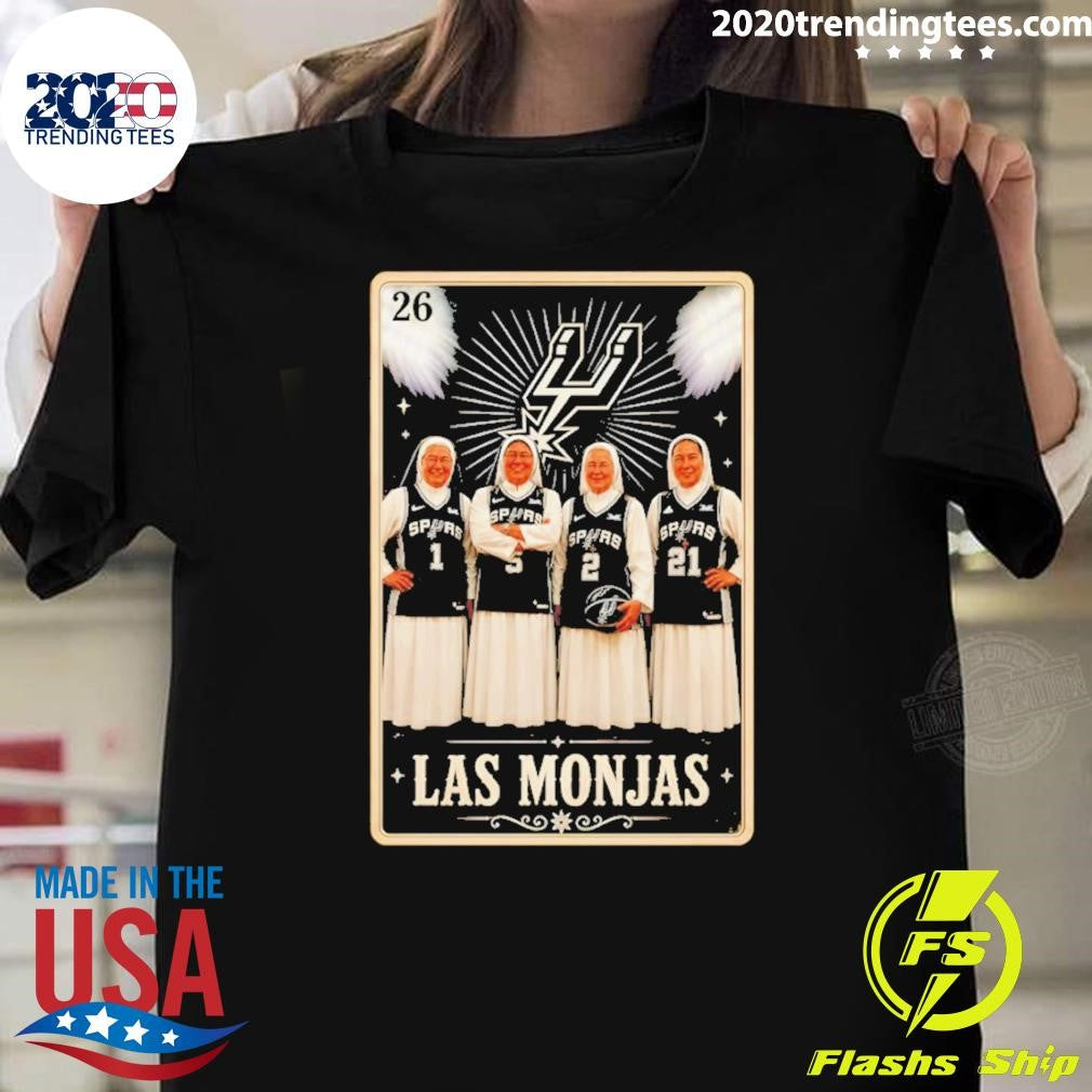 San Antonio Spurs 2026 Playoffs Spurs Nuns Loteria Las Monjas Card Shirt