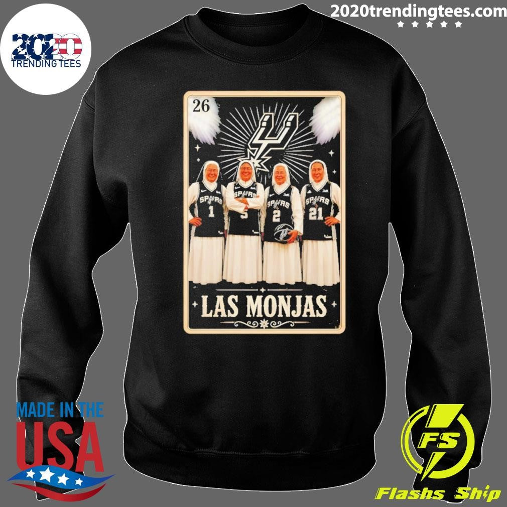 San Antonio Spurs 2026 Playoffs Spurs Nuns Loteria Las Monjas Card Shirt