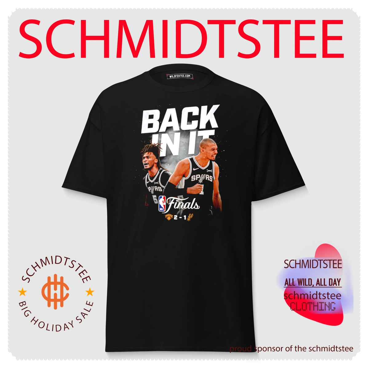 San Antonio Spurs Back In It 1-2 Knicks shirt