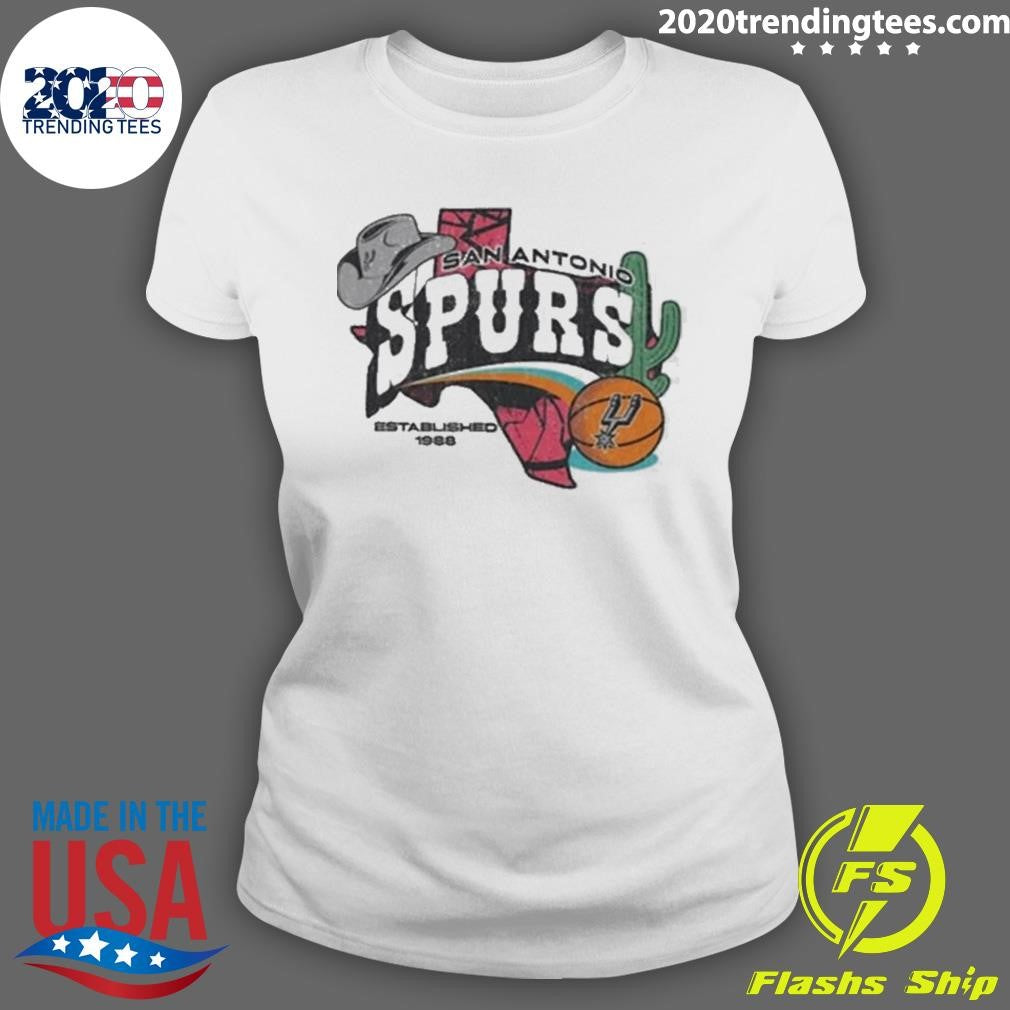San Antonio Spurs Basketball 2026 Playoffs Texas Call Outs Established 1988 Shirt