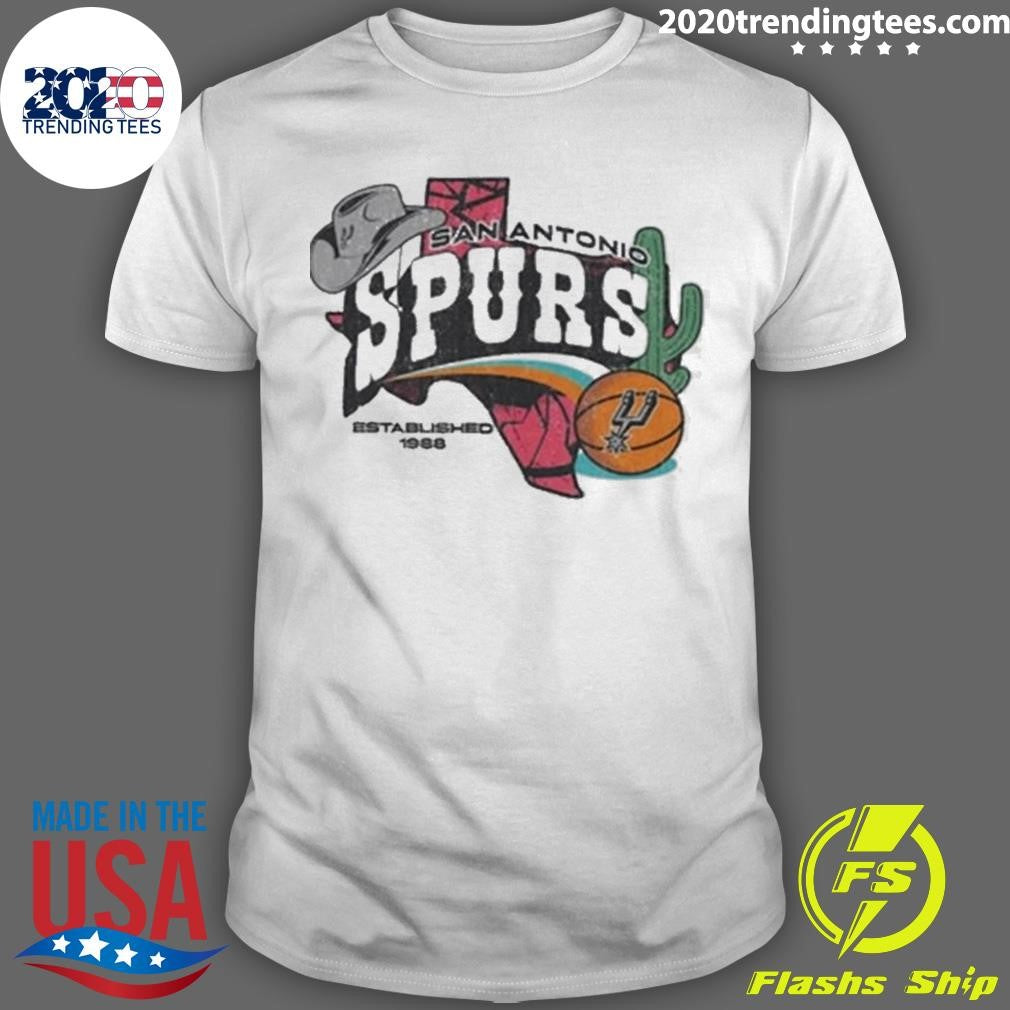 San Antonio Spurs Basketball 2026 Playoffs Texas Call Outs Established 1988 Shirt