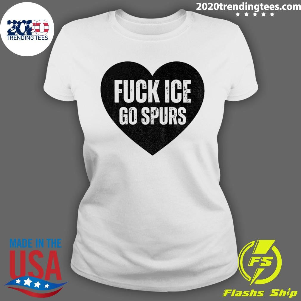 San Antonio Spurs Basketball Fuck Ice Go Spurs 2026 Lover Shirt