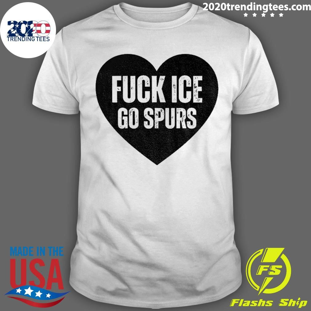 San Antonio Spurs Basketball Fuck Ice Go Spurs 2026 Lover Shirt