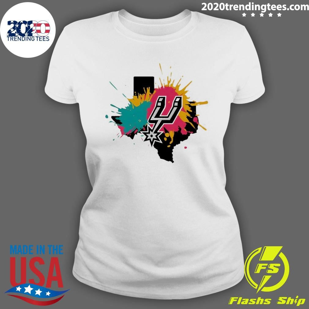 San Antonio Spurs Basketball Nba Black Texas Colors 2026 Shirt