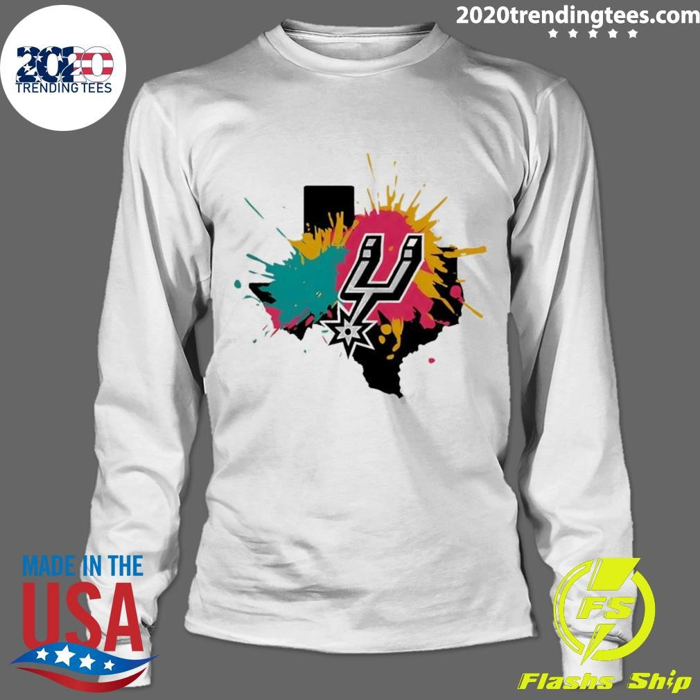 San Antonio Spurs Basketball Nba Black Texas Colors 2026 Shirt