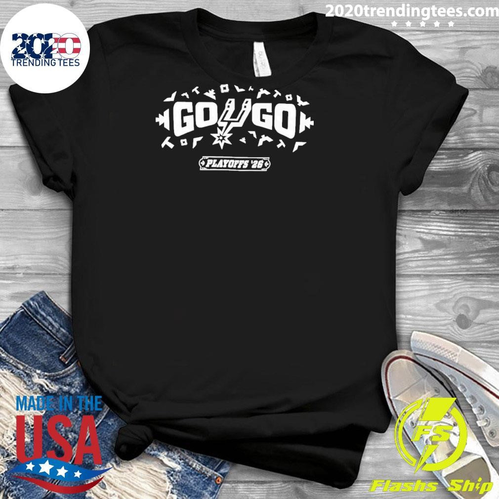 San Antonio Spurs Basketball Nba Playoffs ’26 Go Spurs Go Shirt
