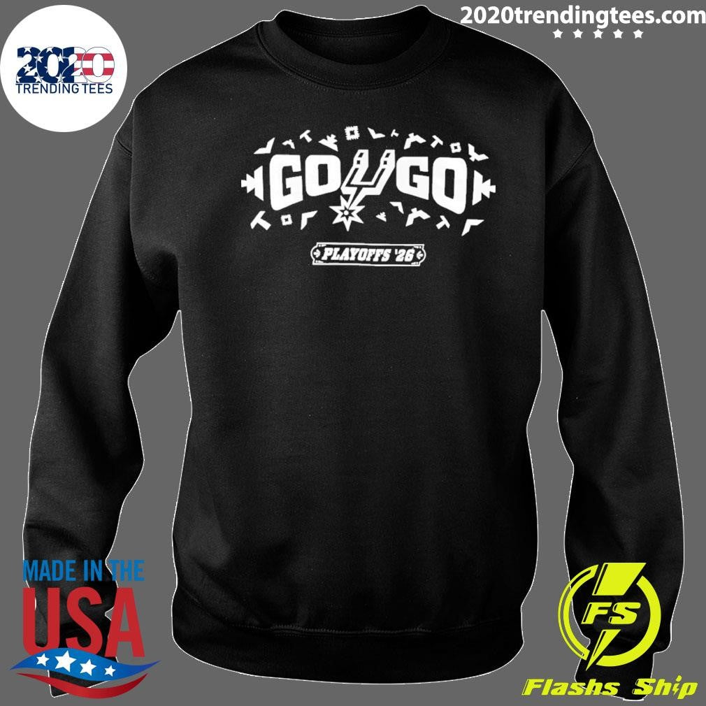San Antonio Spurs Basketball Nba Playoffs ’26 Go Spurs Go Shirt
