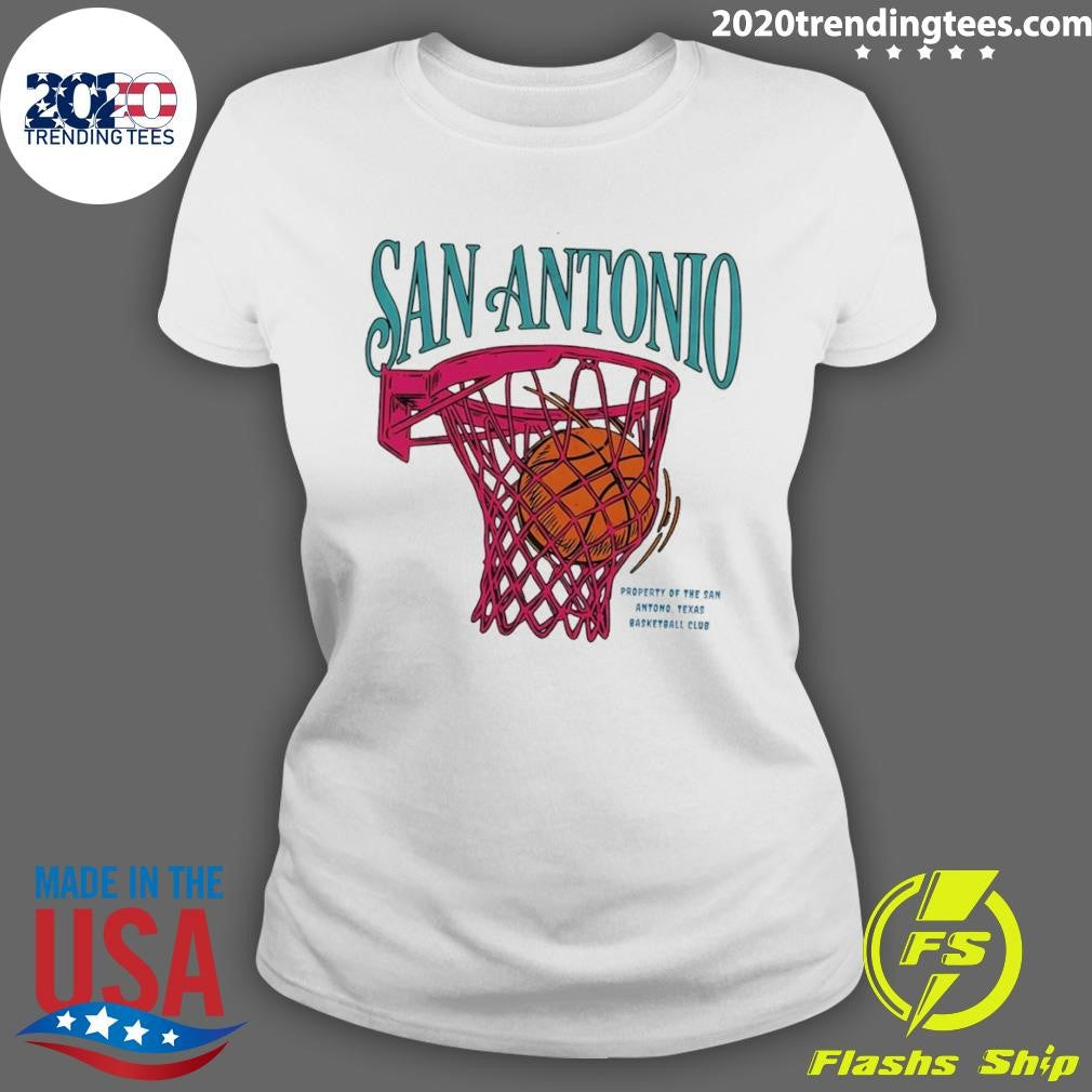 San Antonio Spurs Basketball Nba Property Of The San Antonio Texas Basketball Club 2026 Shirt