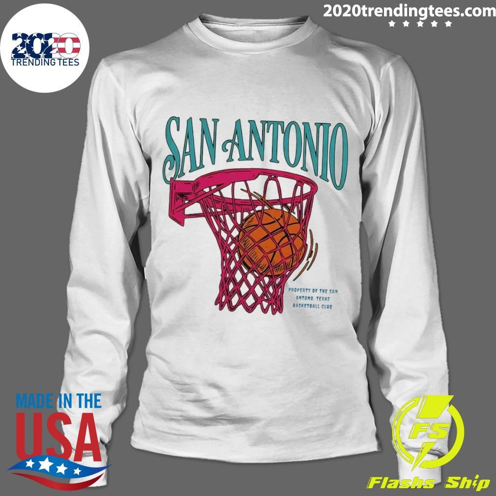 San Antonio Spurs Basketball Nba Property Of The San Antonio Texas Basketball Club 2026 Shirt