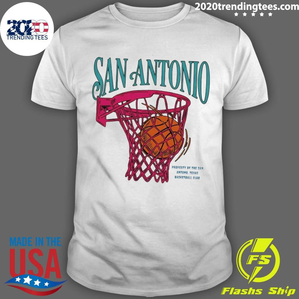 San Antonio Spurs Basketball Nba Property Of The San Antonio Texas Basketball Club 2026 Shirt