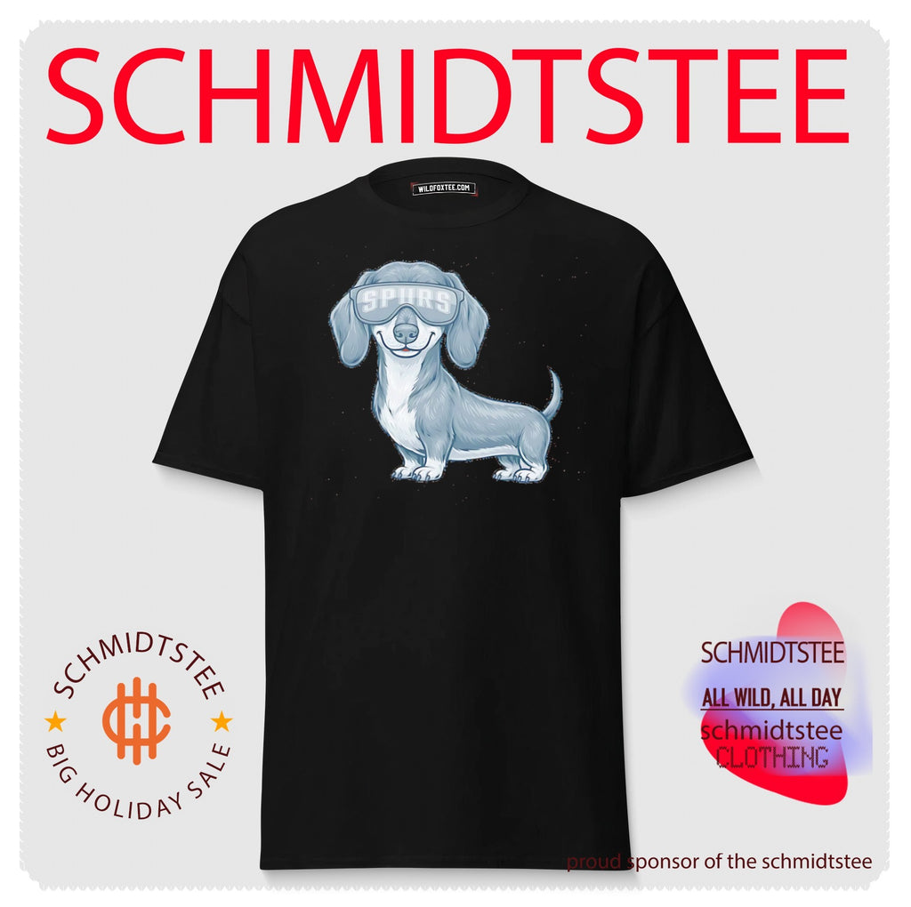 San Antonio Spurs Dachshund Dog cartoon shirt