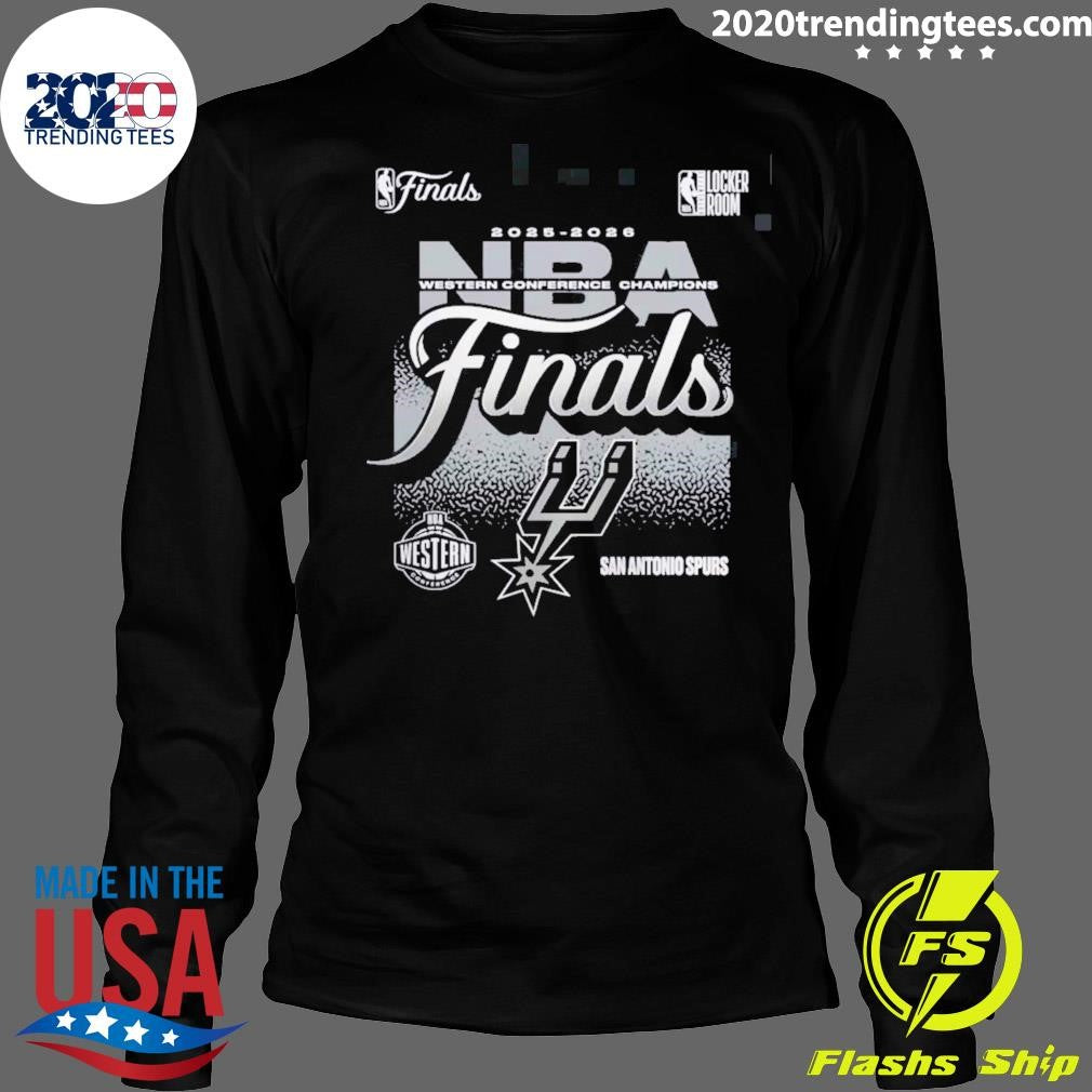 San Antonio Spurs Fanatics 2025-2026 NBA Western Conference Champions Shirt