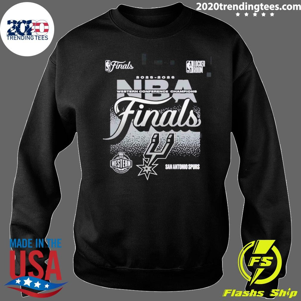 San Antonio Spurs Fanatics 2025-2026 NBA Western Conference Champions Shirt