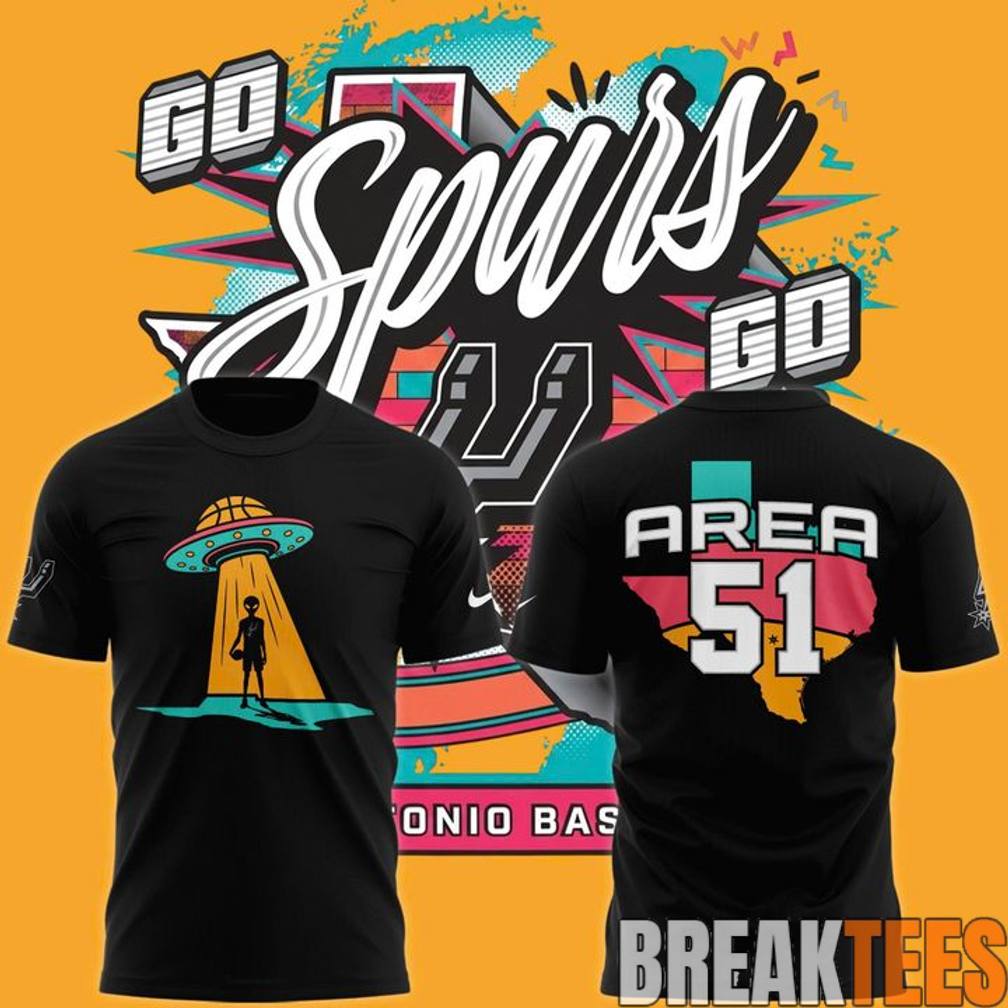 San Antonio Spurs Fiesta Alien Landing Shirt