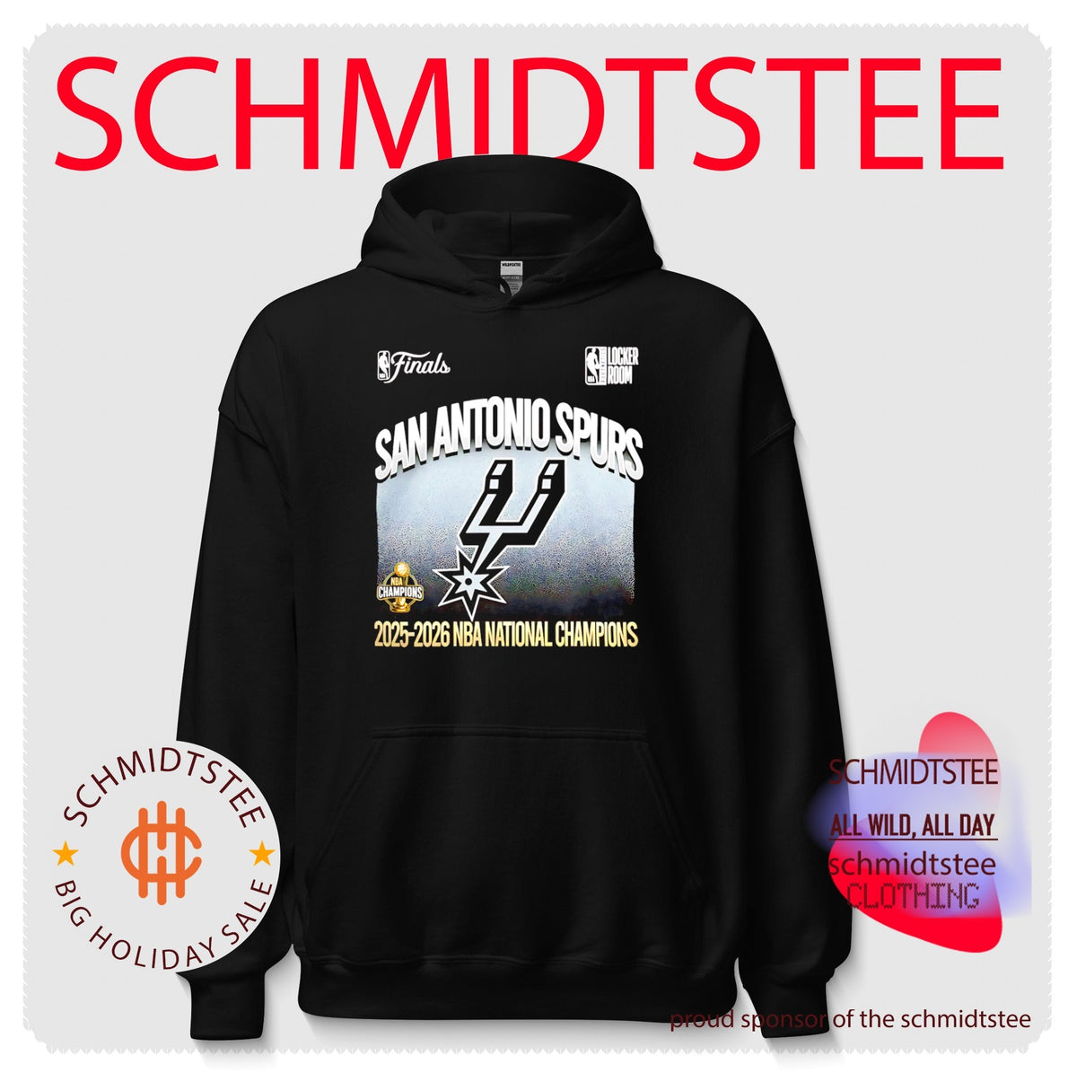 San Antonio Spurs NBA Cup Champions 2025 2026 Locker Room shirt