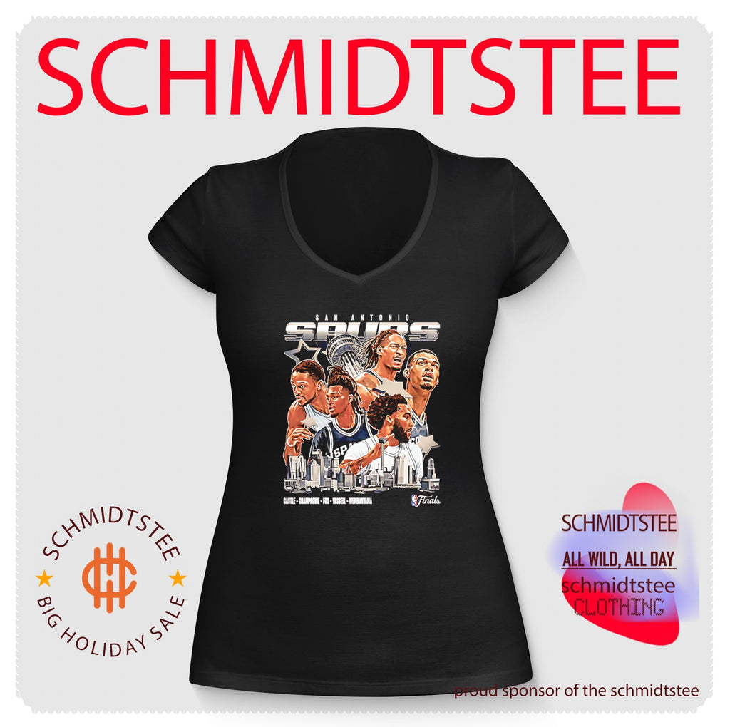 San Antonio Spurs NBA Finals 2026 Collage skyline shirt