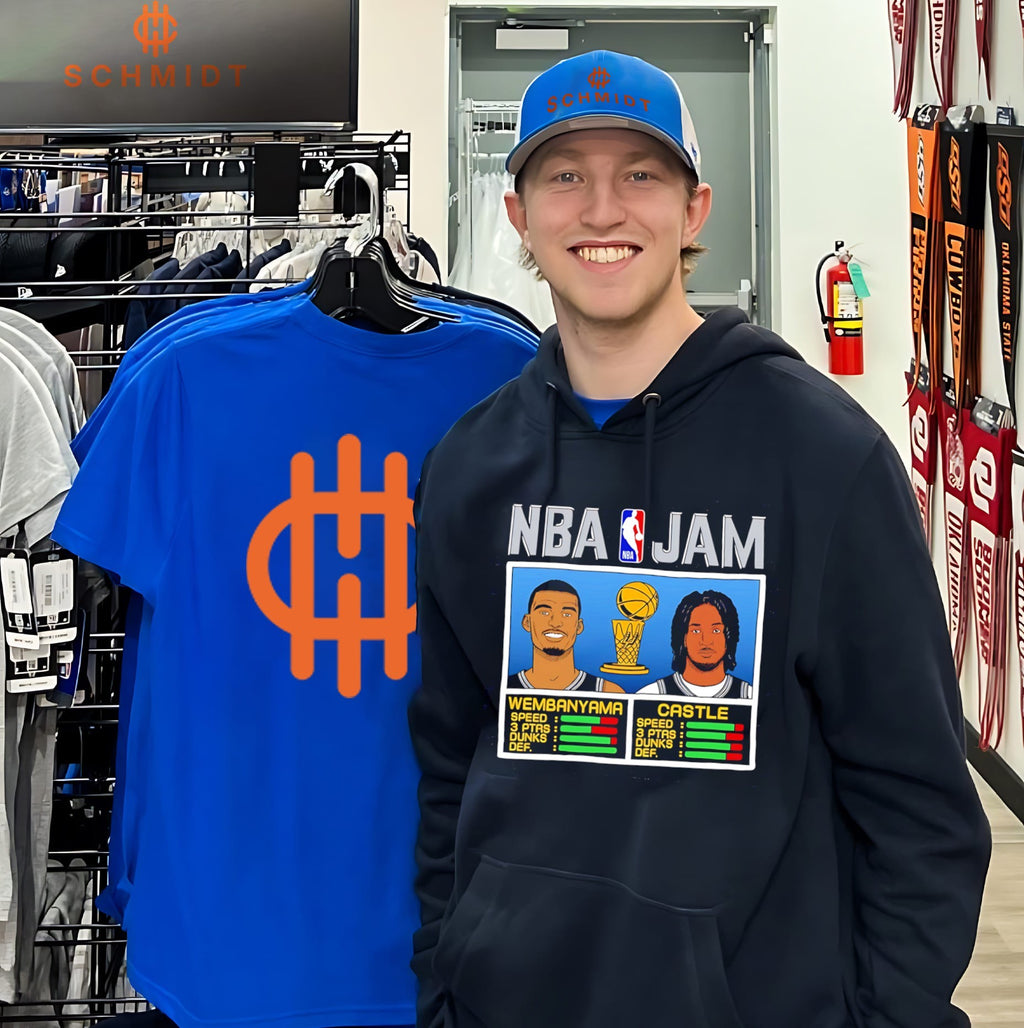 San Antonio Spurs NBA Jam Wembanyama and Castle graphic shirt