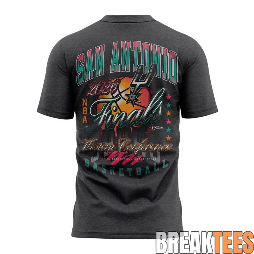 San Antonio Spurs NBA Western Conference Champions 2026 Shirt