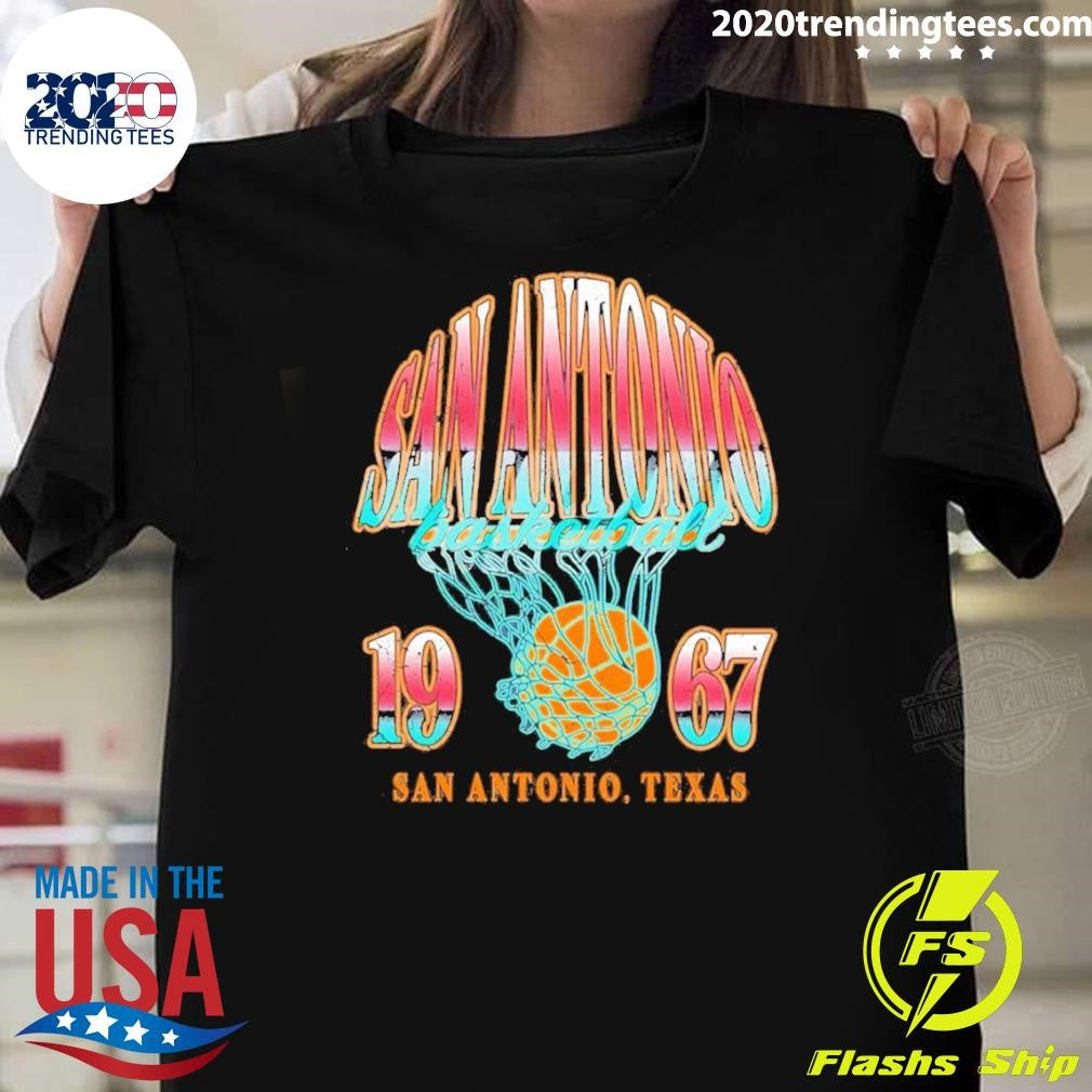 San Antonio Spurs Nba Basketball 1967 San Antonio Texas Shirt