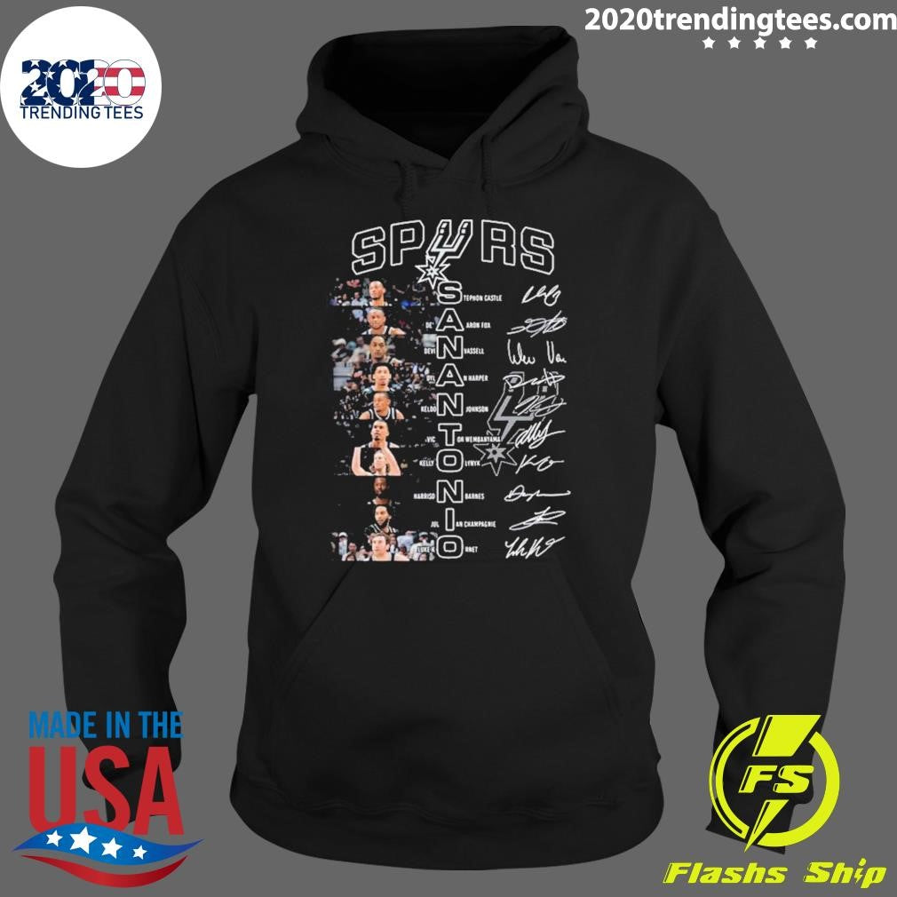 San Antonio Spurs Sport Team Champions 2026 Signatures Shirt