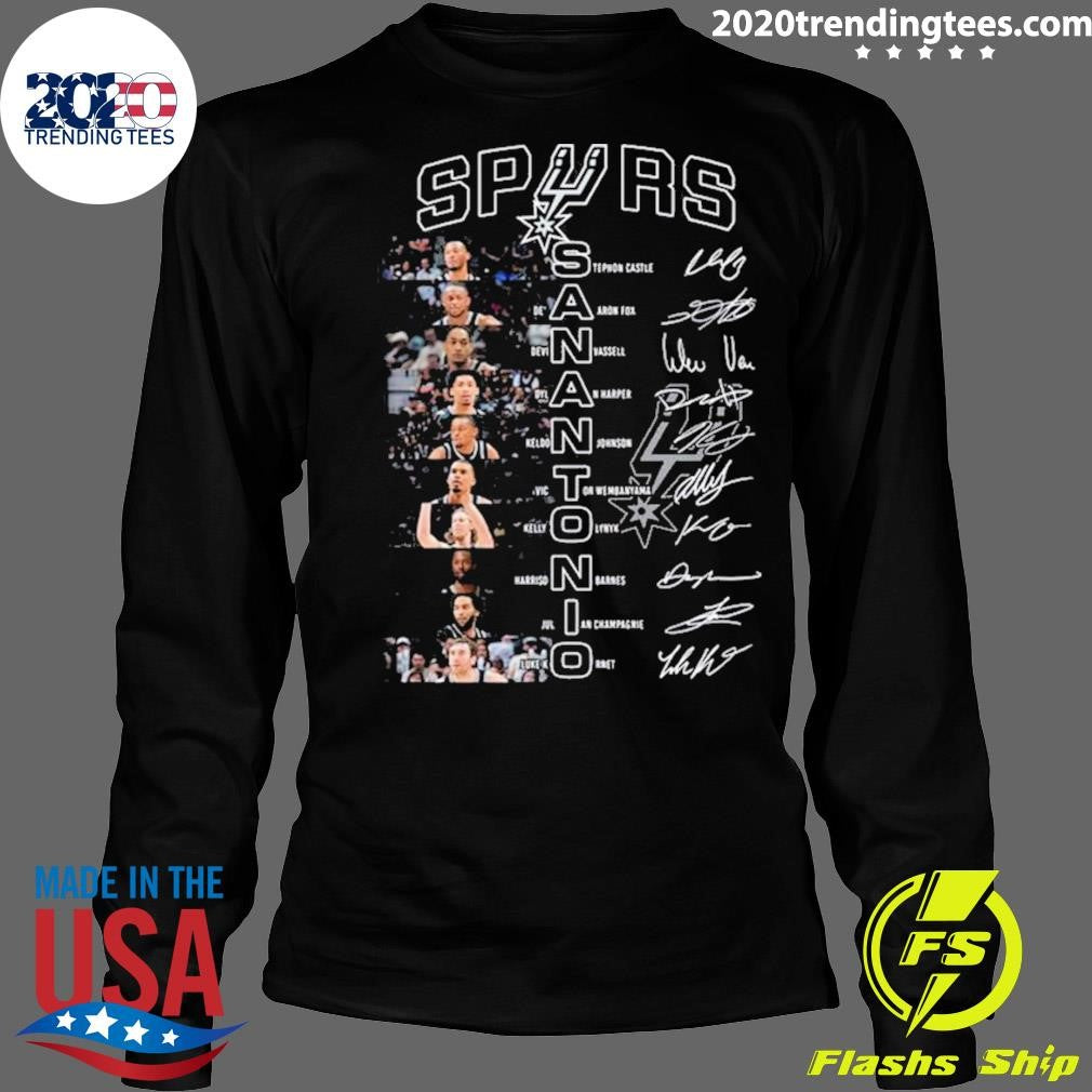 San Antonio Spurs Sport Team Champions 2026 Signatures Shirt