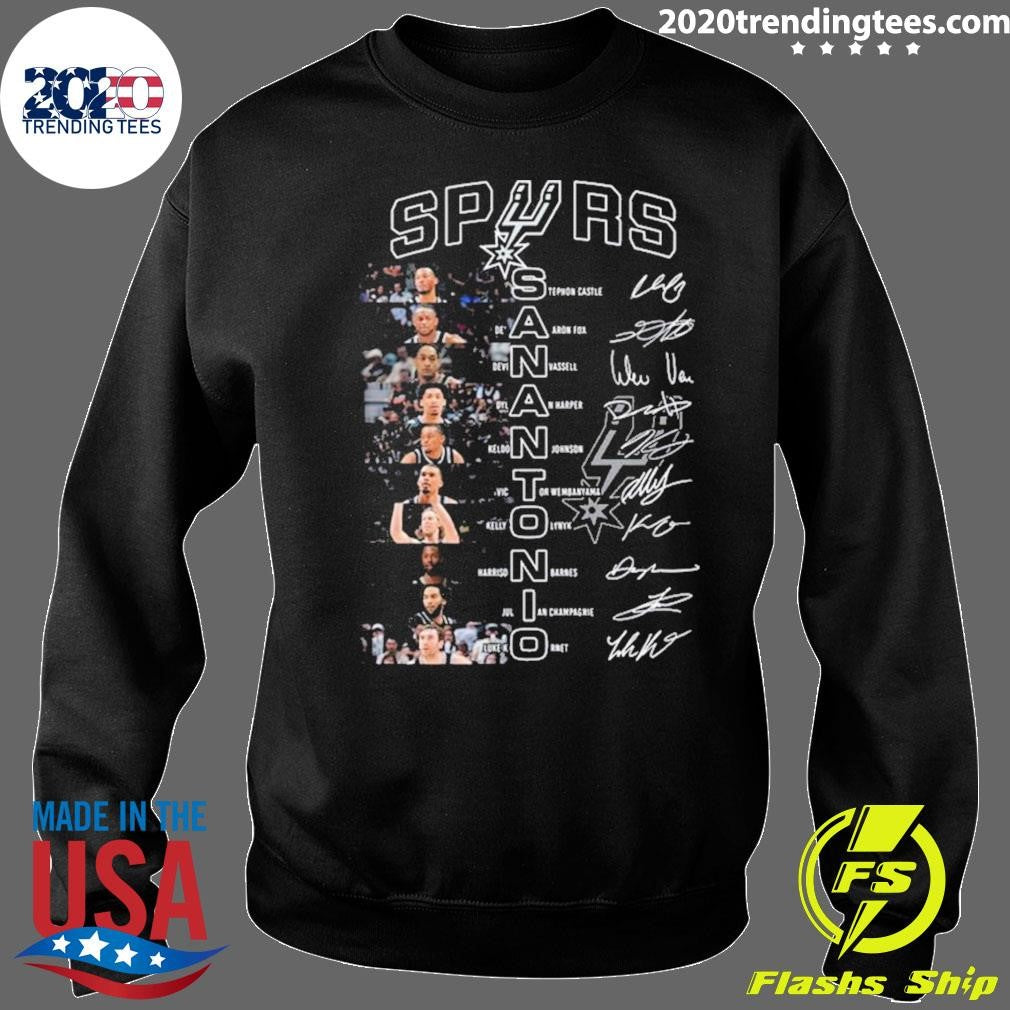 San Antonio Spurs Sport Team Champions 2026 Signatures Shirt