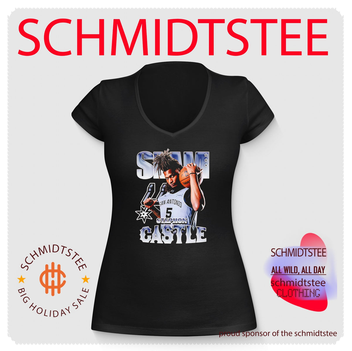 San Antonio Spurs Stephon Castle SLAM Remix shirt
