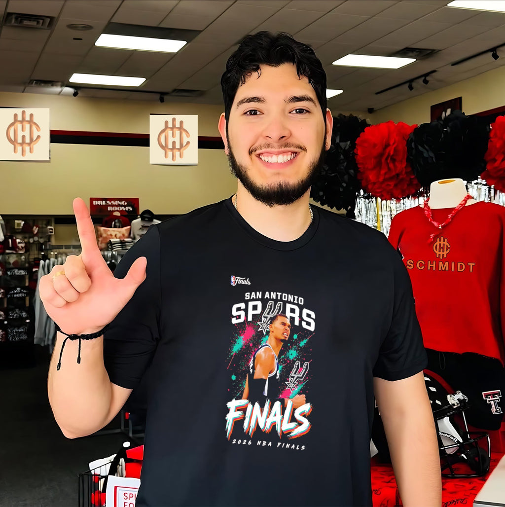 San Antonio Spurs Victor Wembanyama 2026 NBA Finals Player shirt