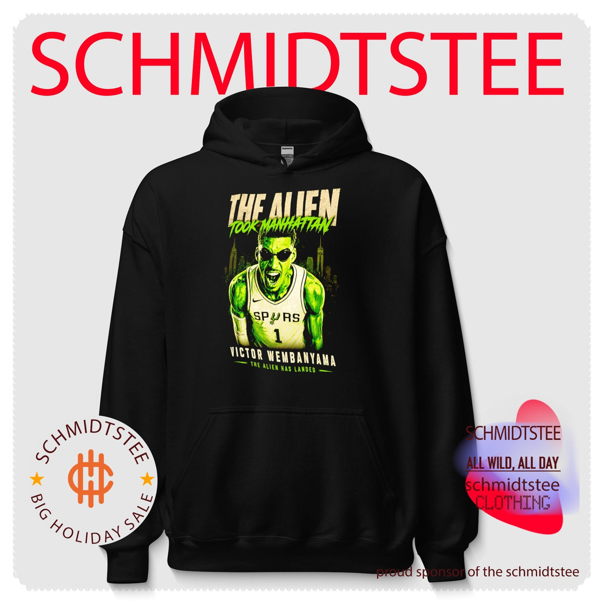 San Antonio Spurs Victor Wembanyama The Alien Took Manhattan shirt