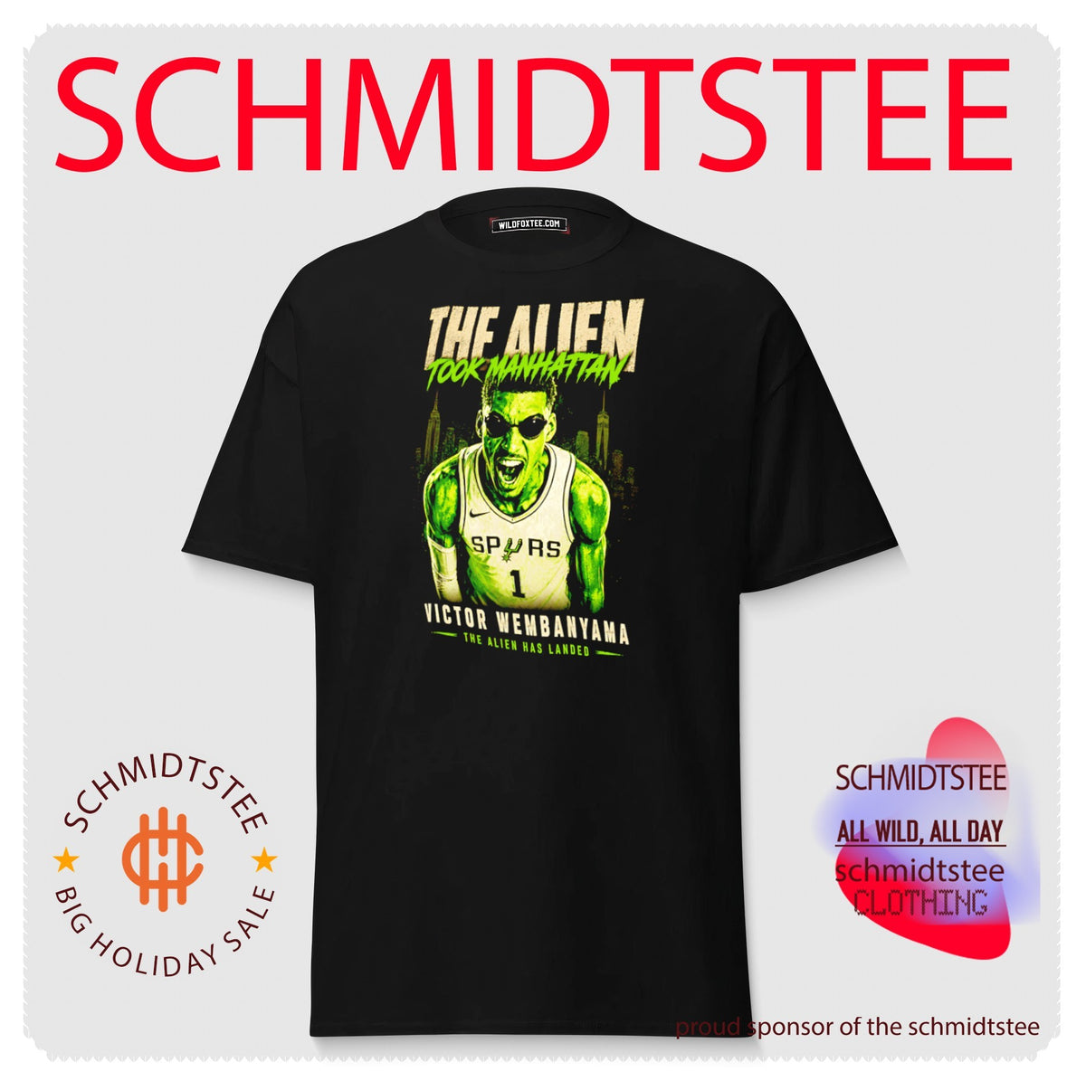 San Antonio Spurs Victor Wembanyama The Alien Took Manhattan shirt