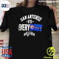 San Antonio Spurs Vs. Everybody San Antonio Spurs Vs Oklahoma City Thunder Basketball Nba Shirt
