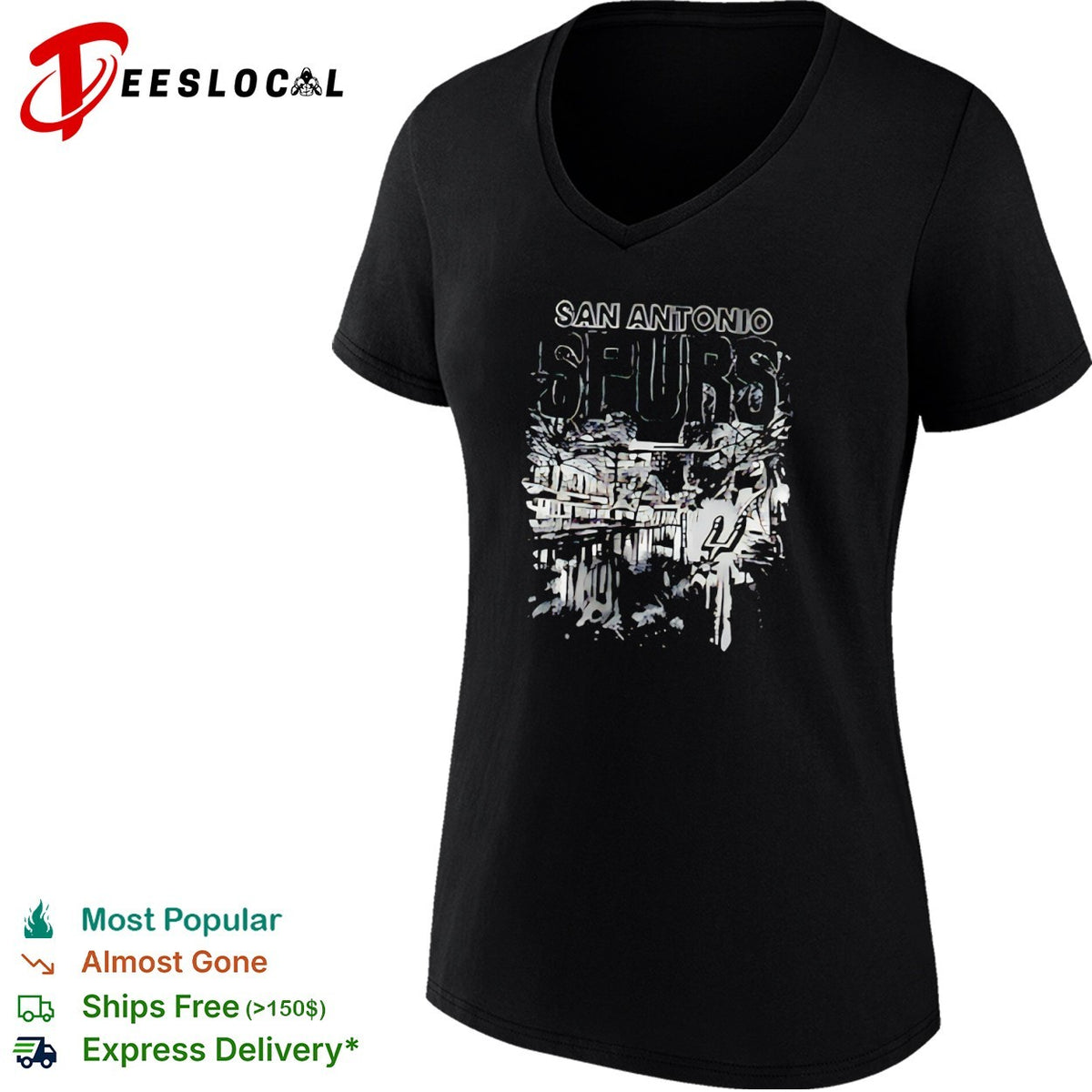 San Antonio Spurs city riverwalk shirt