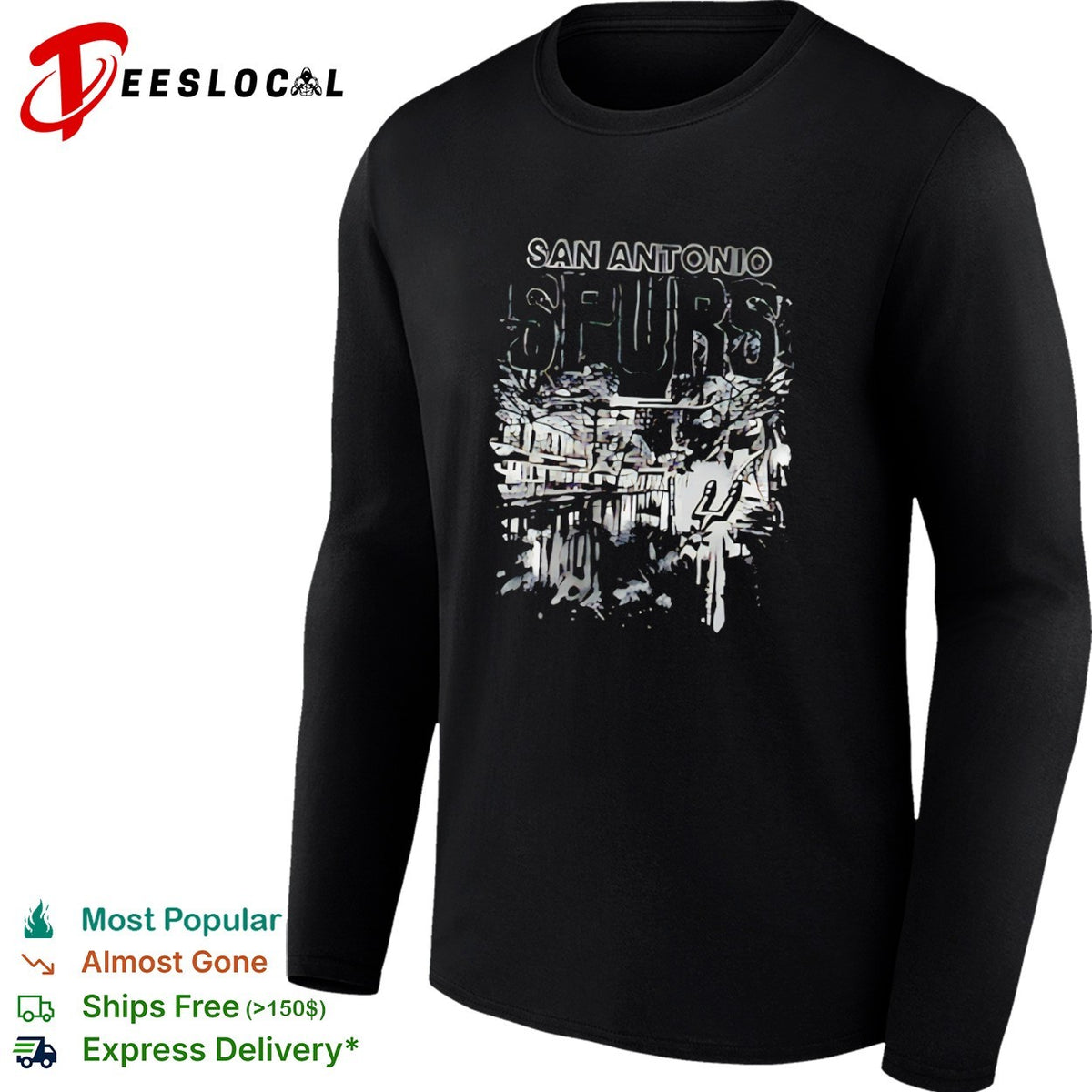 San Antonio Spurs city riverwalk shirt