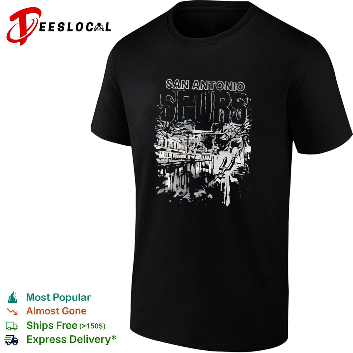 San Antonio Spurs city riverwalk shirt
