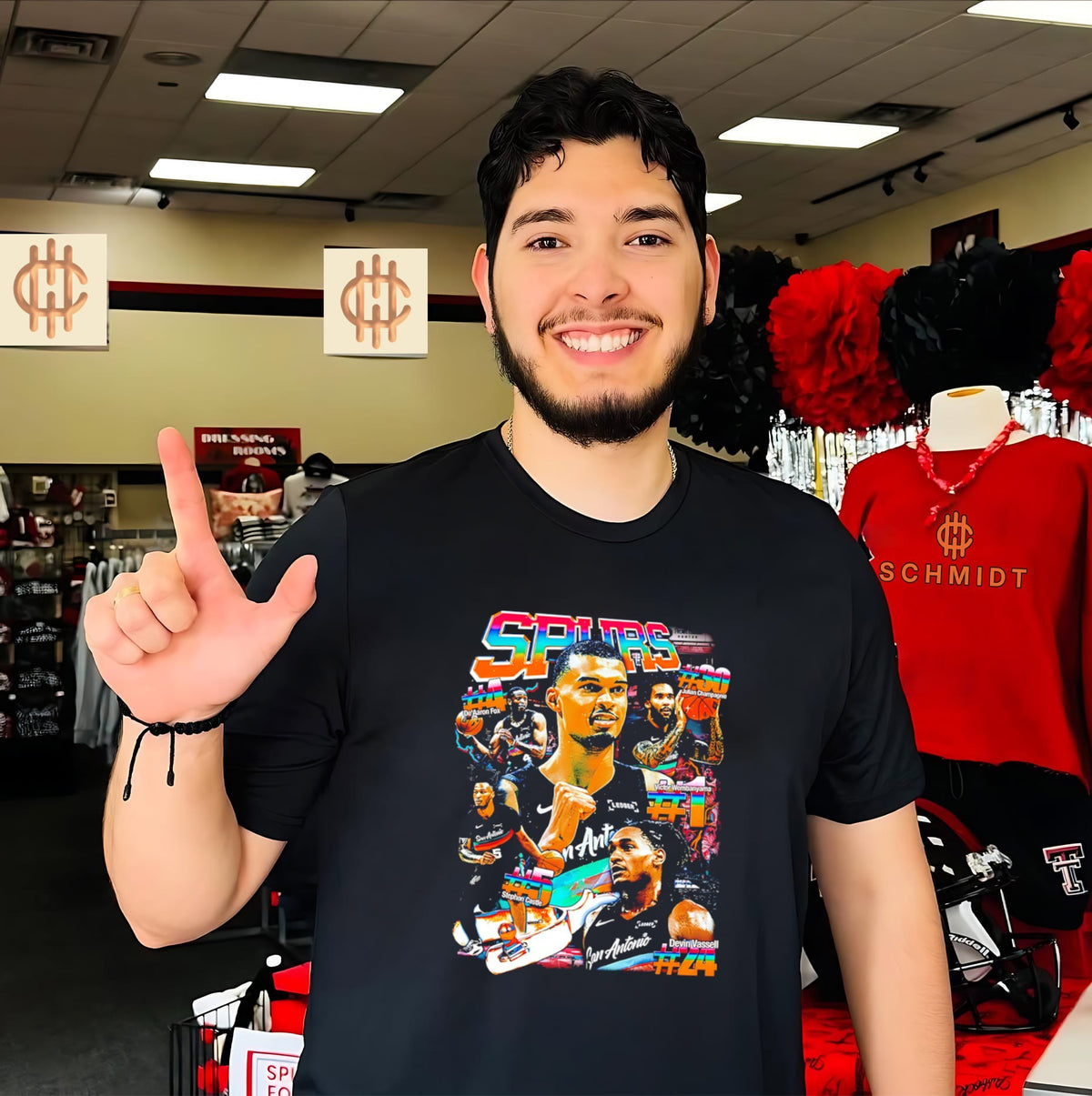 San Antonio Spurs team member vintage shirt