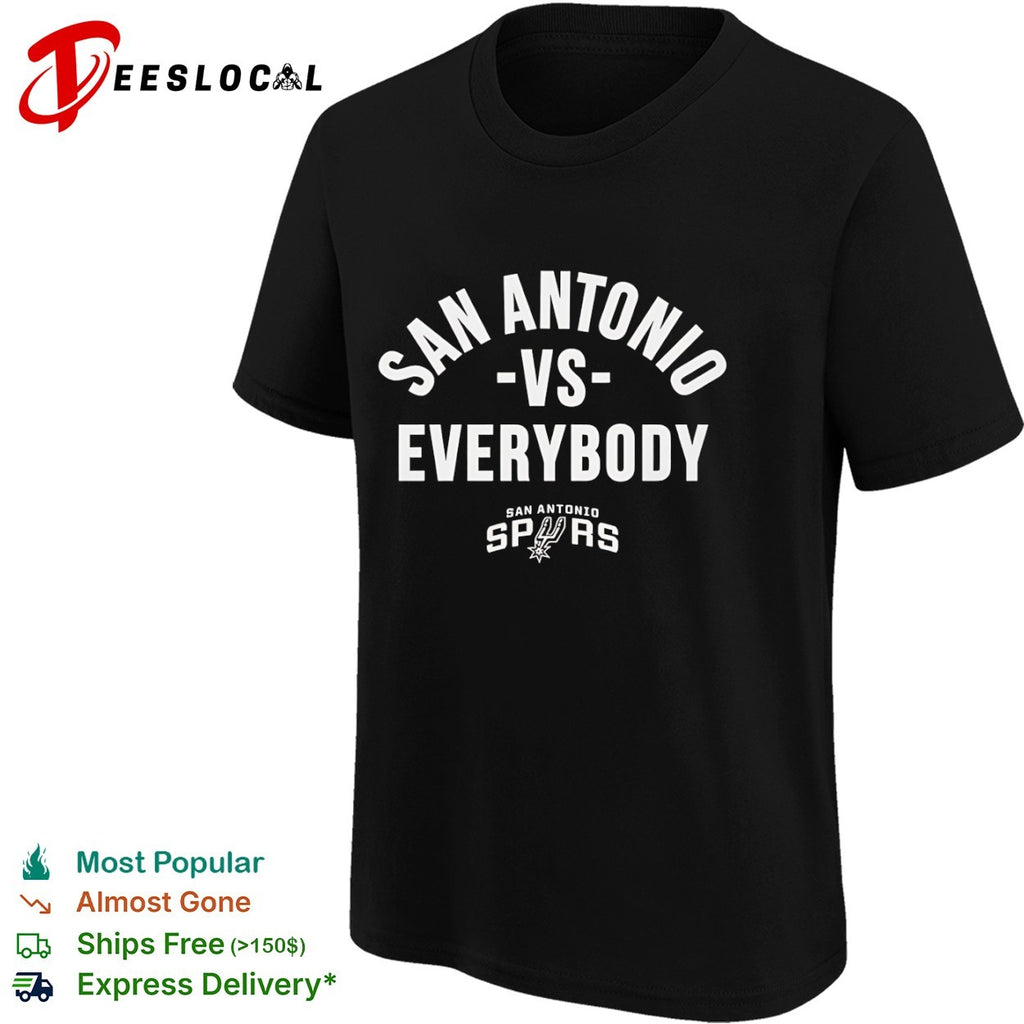 San Antonio Spurs vs Everybody San Antonio Spurs basketball shirt