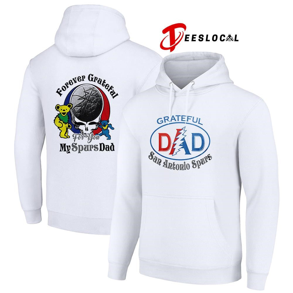 San Antonio Spurs x Grateful Dead Father Day forever Grateful logo shirt