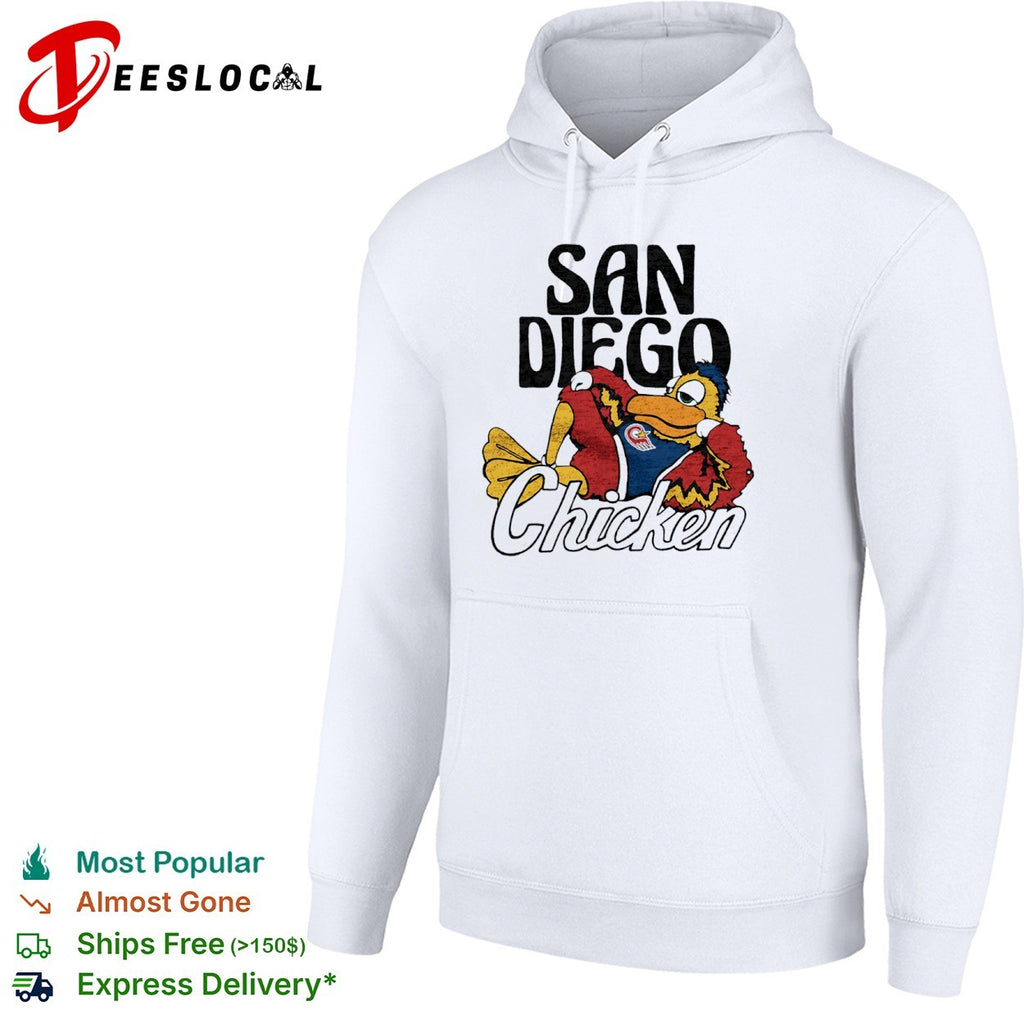 San Diego Chicken mascot logo shirt