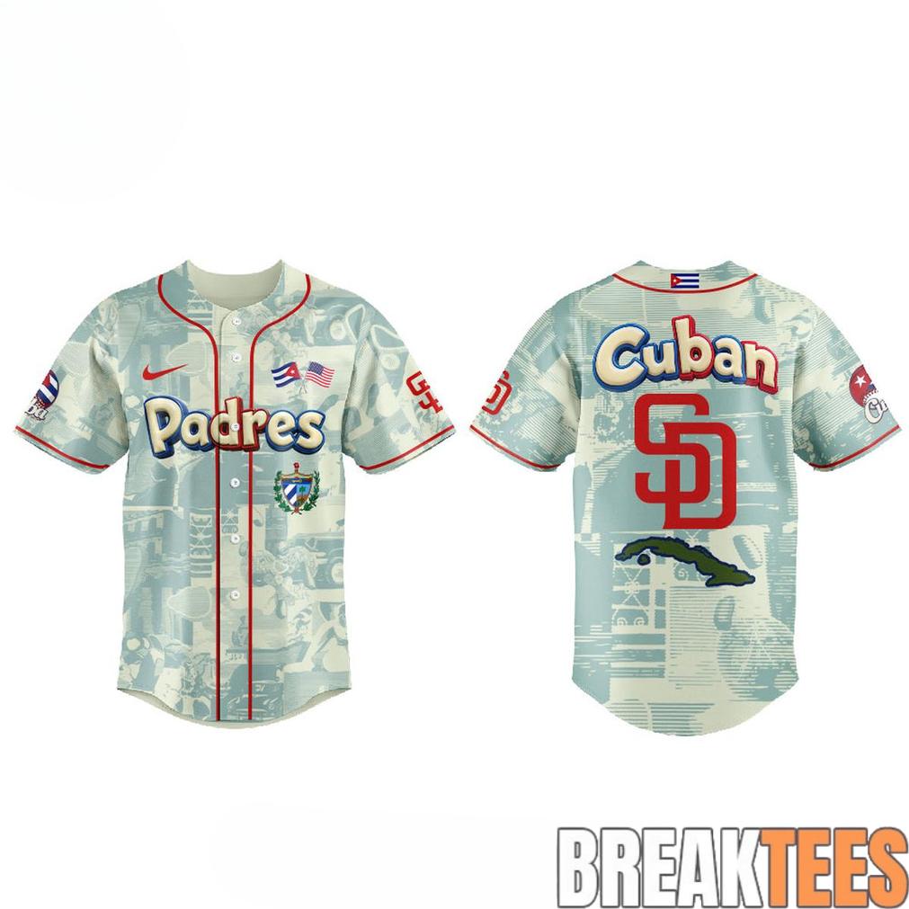 San Diego Padres x Cuba Heritage Night 2026 Celebration Baseball Jersey