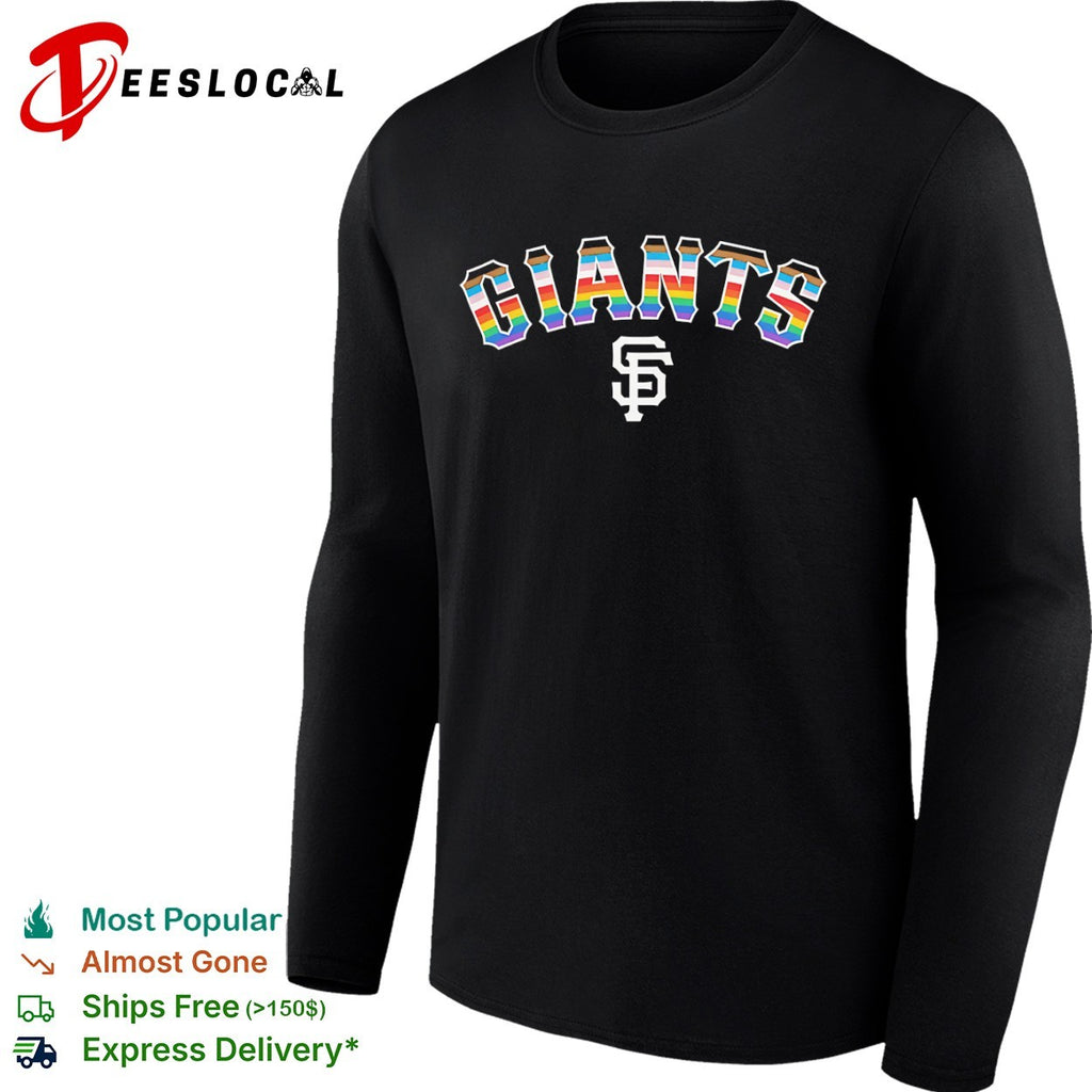 San Francisco Giants LGBTQ Pride Flag shirt