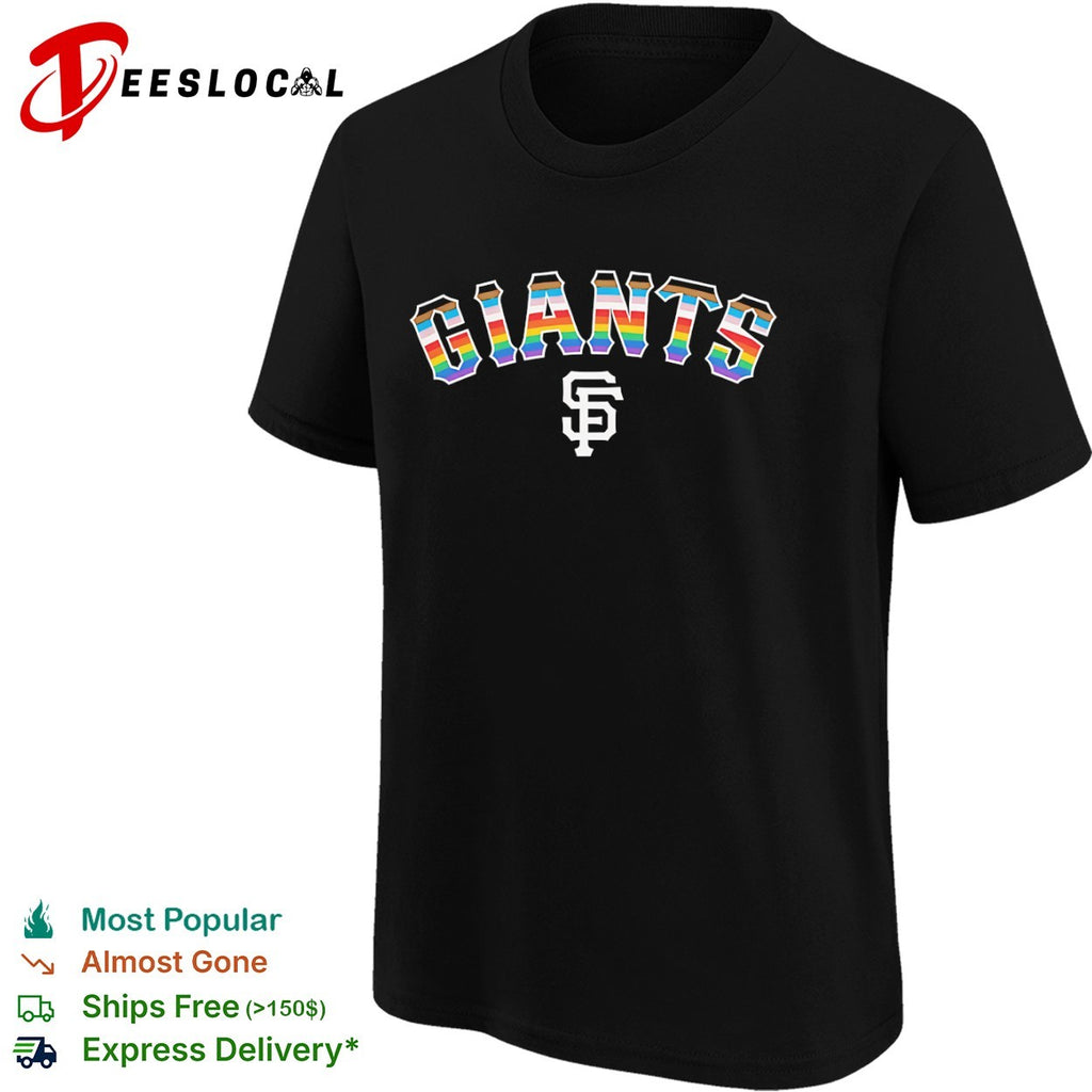 San Francisco Giants LGBTQ Pride Flag shirt