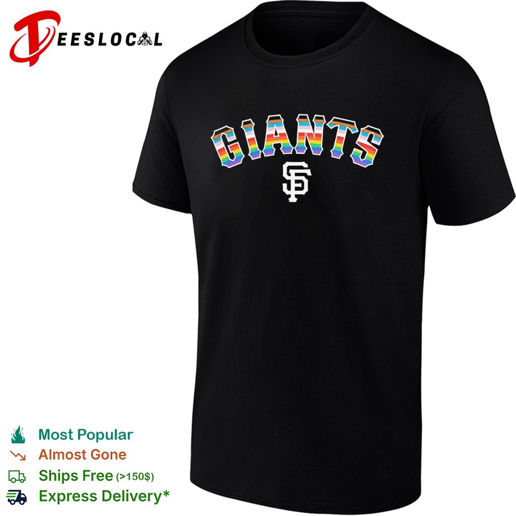 San Francisco Giants LGBTQ Pride Flag shirt