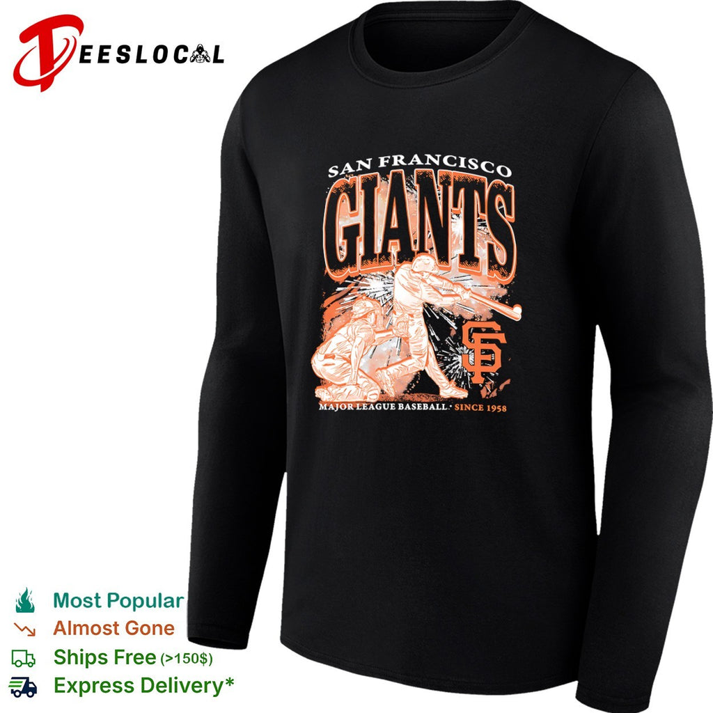 San Francisco Giants swinging batter Major League Baseball since 1958 shirt